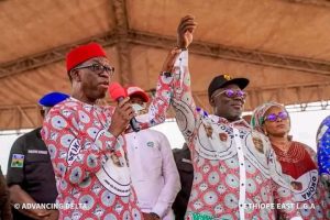 Okowa presenting Oborevwori