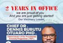 Imaghodor Celebrates Otuaro’s Two Years of Transformative Leadership at PAP, Expresses Confidence in Greater Milestones Ahead